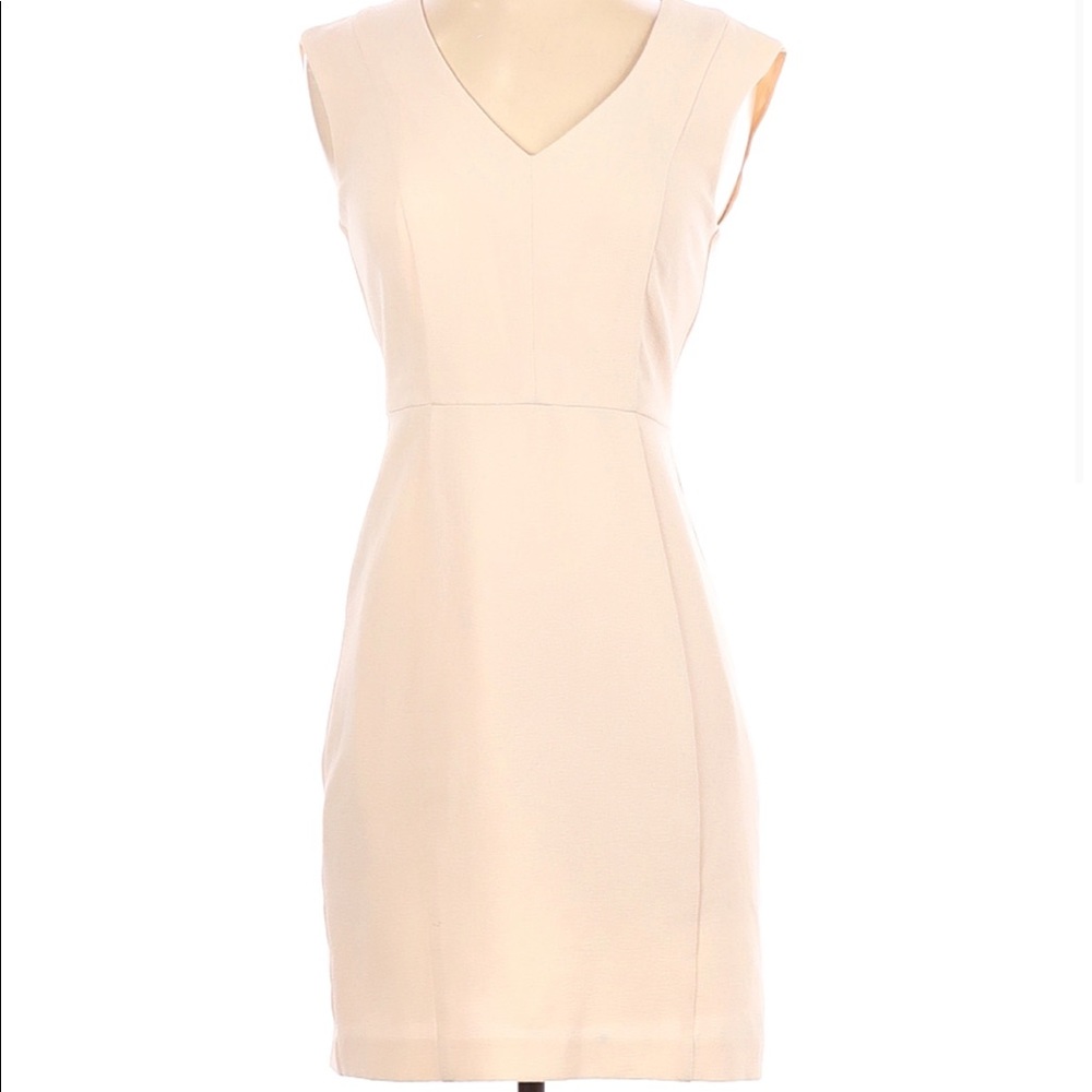 “Honestee” beige mini dress